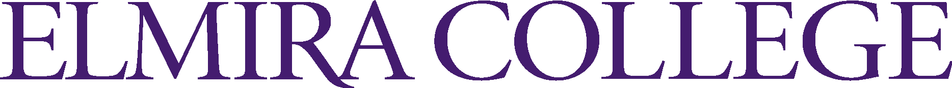Elmira College Simple Logo Vector Logo